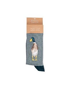 Wrendale Designs 'Guard Duck' Duck Men's Socks